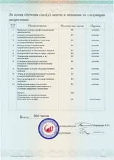 Образец документа