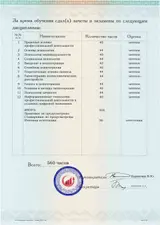 Образец документа