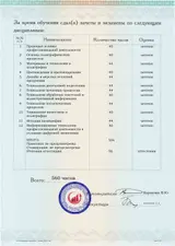 Образец документа