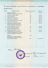 Образец документа