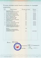 Образец документа