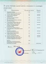 Образец документа