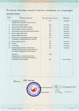 Образец документа