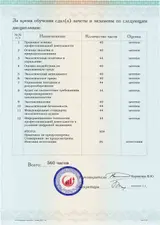 Образец документа