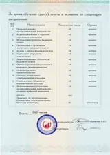 Образец документа