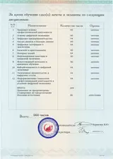 Образец документа