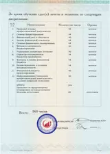 Образец документа